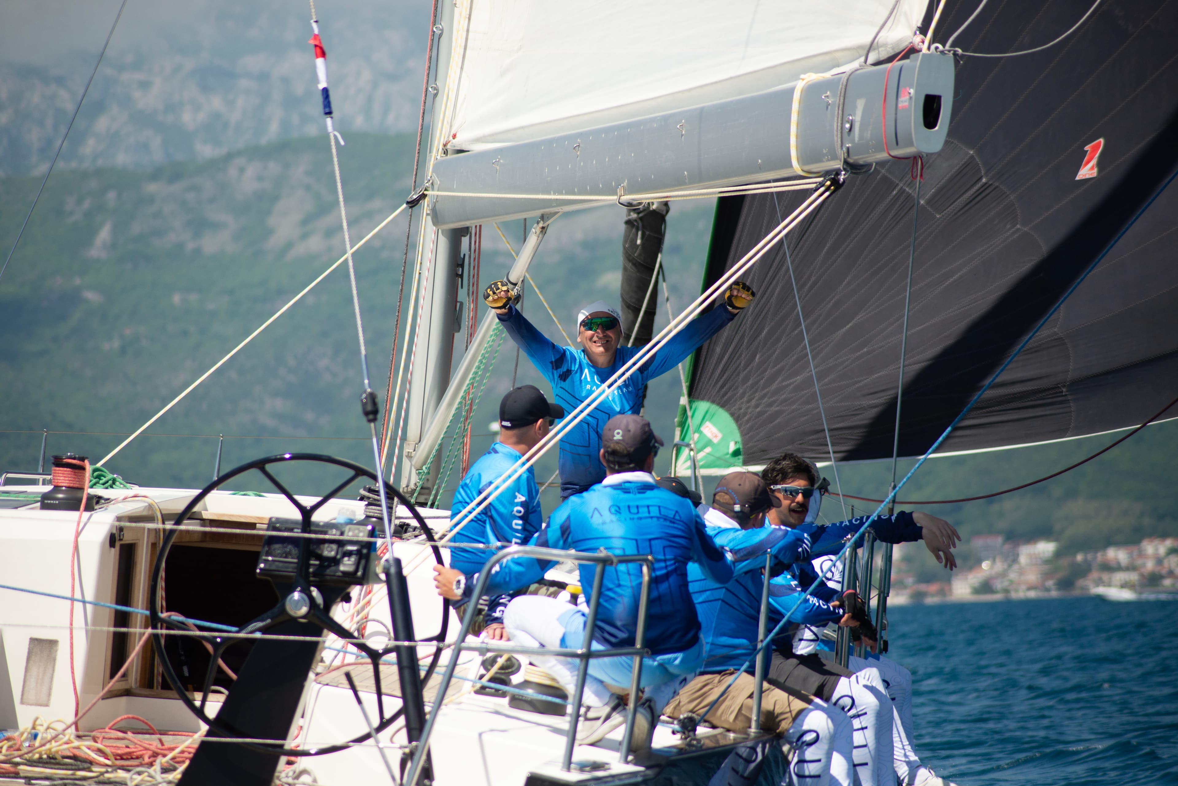 At the helm